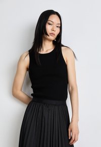 DKNY PULL SKIRT - Plisirano krilo - black