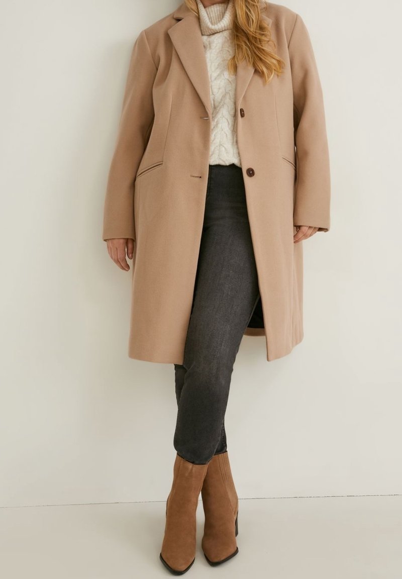 C&A Klassisk frakke - beige