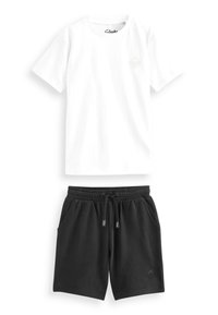 Clarks SET  - REGULAR FIT - Pantaloni sportivi - white black