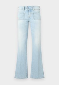D HUSH - Flared jeans - blue denim