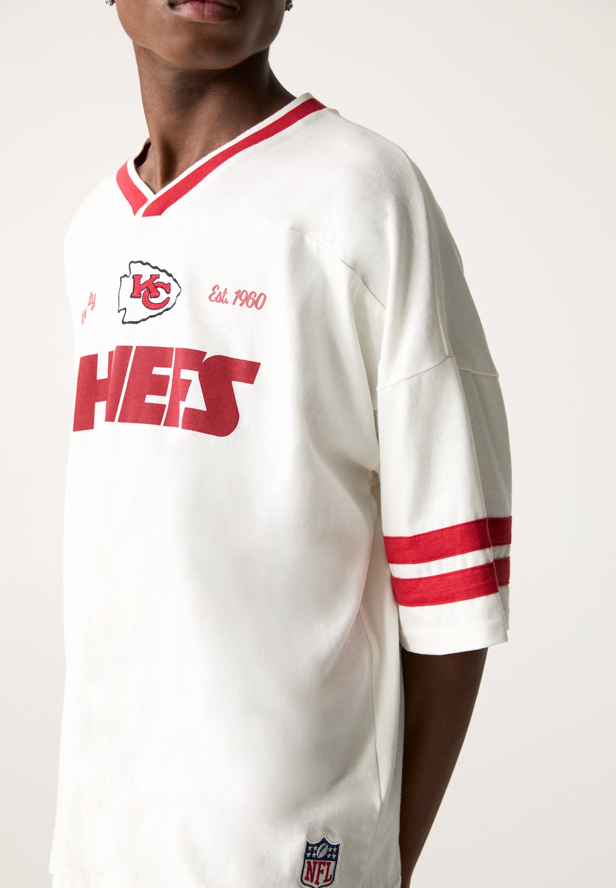 PULL&BEAR NFL KANSAS CITY CHIEFS - Print T-shirt - sand