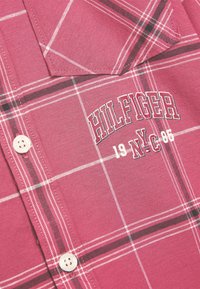 Tommy Hilfiger STRETCH OXFORD  CHECK - Camisa - bing cherry