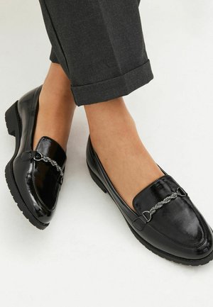 Next FOREVER COMFORT HARDWARE LOAFERS - Loaferit/pistokkaat - black