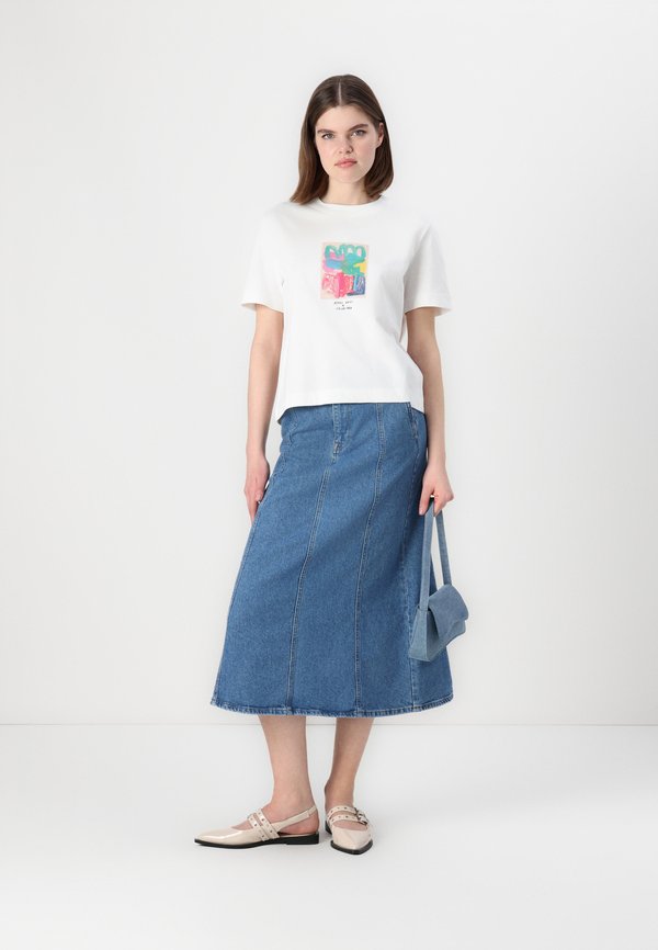 SLFESSENTIAL BOXY PRINTED TEE - Print T-shirt2