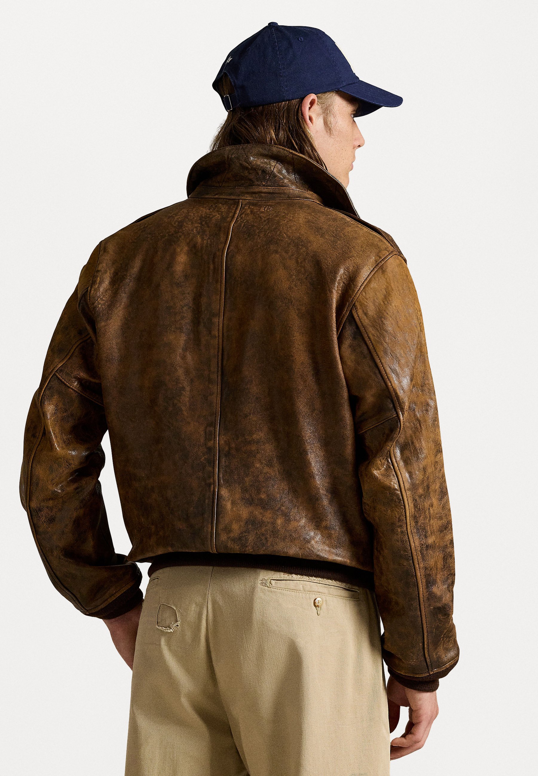 Polo Ralph Lauren LEATHER FLIGHT JACKET - Chaqueta de cuero