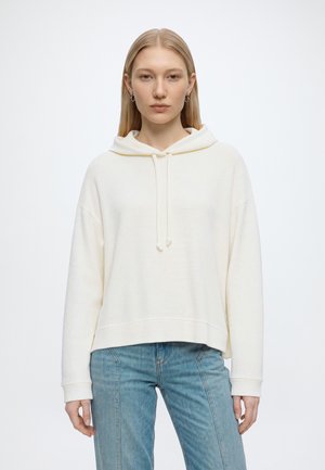 Marc O'Polo DENIM, WAFFLE - Hoodie - white blush