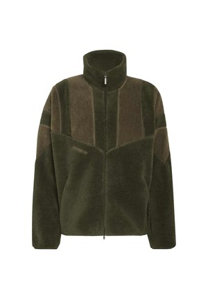 adidas Originals, ADIDAS ORIGINALS ADICOLOR BLOCKED FLEECE JACKET - Fleece jacket - night cargo