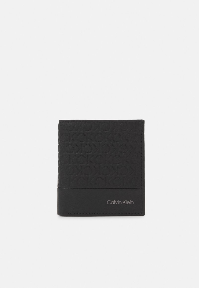 Calvin Klein SUBTLE MONO TRIFOLD - Geldbörse - black tonal