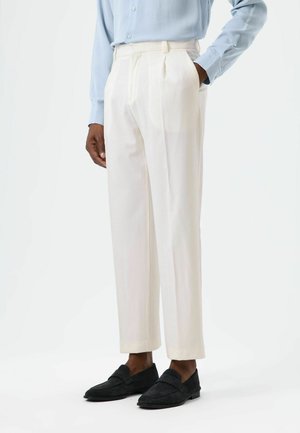 RELAXED FIT - Broek - ecru