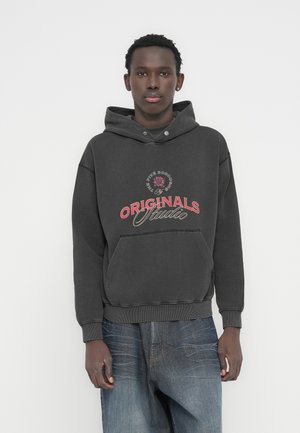 JORUPSTATE GRAPHIC HOOD - Kapuzenpullover - black