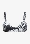 LOVE THE PERFECT - Bikini top - anthracite surf trippin bico s