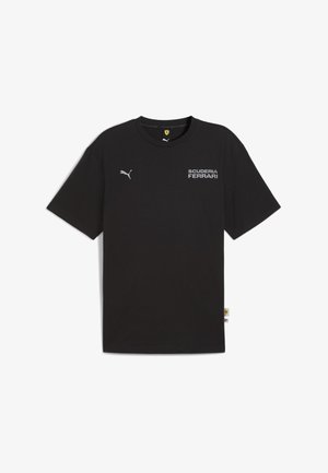 SCUDERIA FERRARI LIFESTYLE - Nyomott mintás póló - black