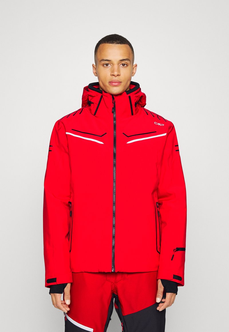 CMP MAN JACKET ZIP HOOD Snowboard jacket ferrari/red Zalando.ie