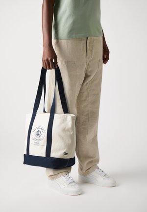 COLLEGE GRAPHIC TOTE BAG UNISEX - Shoppingveske - offwhite/dark blue
