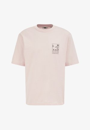 WE Fashion, T-shirts print - light pink