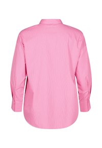 Zizzi LOCKERES LANGÄRMLIGES MIT STREIFEN - Skjortebluser - b pink salsa stripe