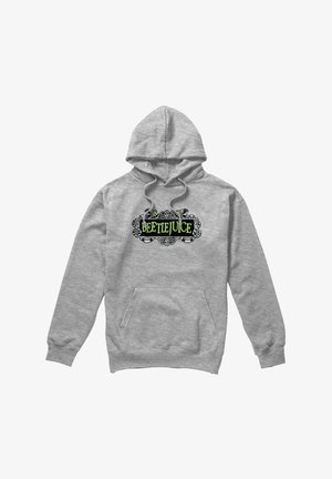 Cotton Soul, BEETLEJUICE/MOVIE LOGO - Hoodie - mottled light grey