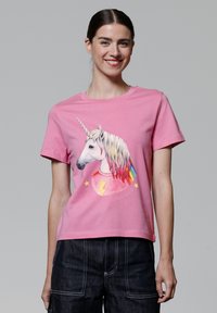 watapparel THE UNICORN - T-shirt print - bubble pink