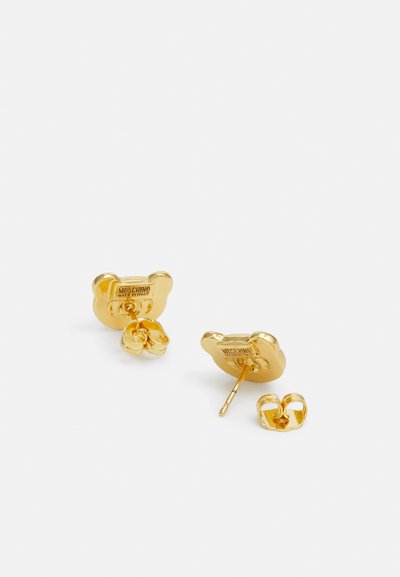 MOSCHINO EARRINGS - Earrings - shiny gold-coloured
