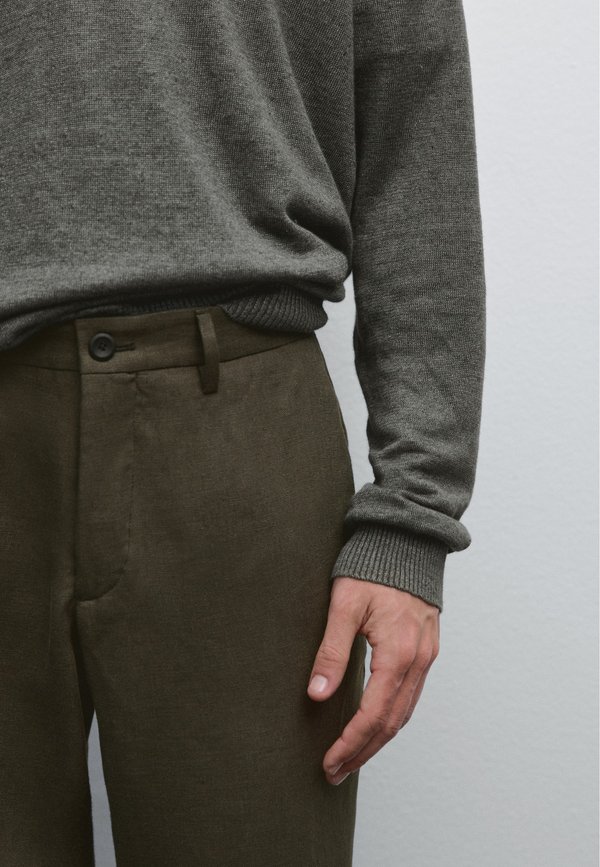 Trousers - khaki2