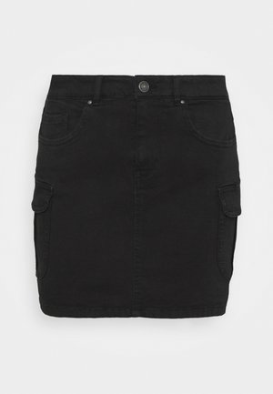 ONLY Petite Jupe en jean - black