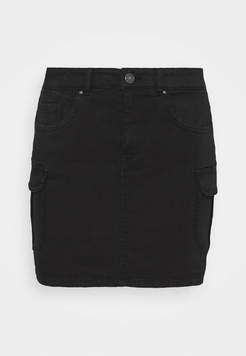 ONLY Petite Jupe en jean - black