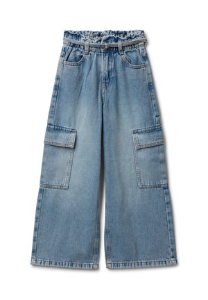 LOOSE FIT - Flared Jeans - blue