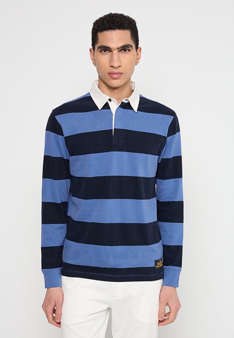 Scotch & Soda Poloshirt blauw Scotch & Soda Poloshirt blauw