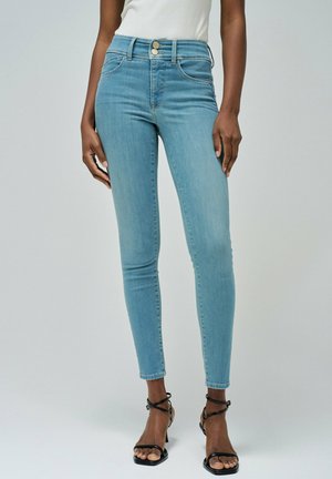 SECRET PUSH - Vaqueros pitillo - blau