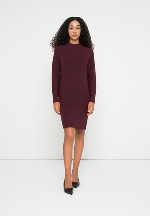 JDYRAVEN DRESS - Gebreide jurk - fig