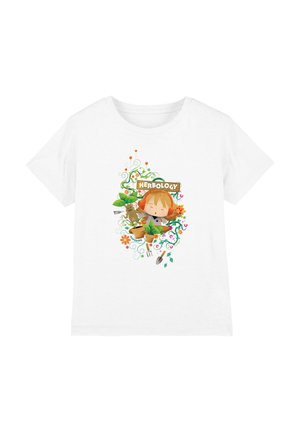 Cotton Soul, HARRY POTTER HERBOLOGY HERMIONE MANDRAKE CHIBI UNISEX - Print T-shirt - white