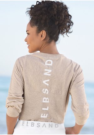 Natural Elegance S/SLV Shirt | summer sand melange 074902-073080 main image 0
