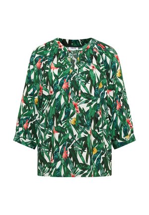Cecil, 3/4-ARM TUNIKA MIT SPLIT NECK UND PRINT - Blouse - khaki