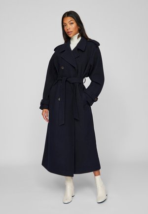 VILA VISOFIE HEAVY MAXI  - Καμπαρντίνα - navy
