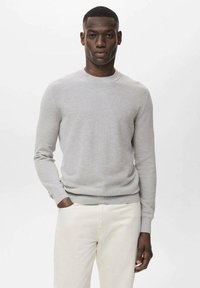 Mango MICROSTRUCTURED - Trui - grey