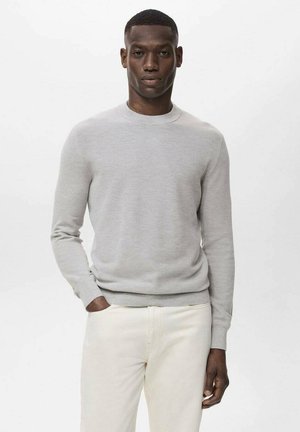 Mango MICROSTRUCTURED - Jumper - grey