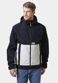 Helly Hansen - RIG RAIN - Veekindel jope - navy Väikepilt 1