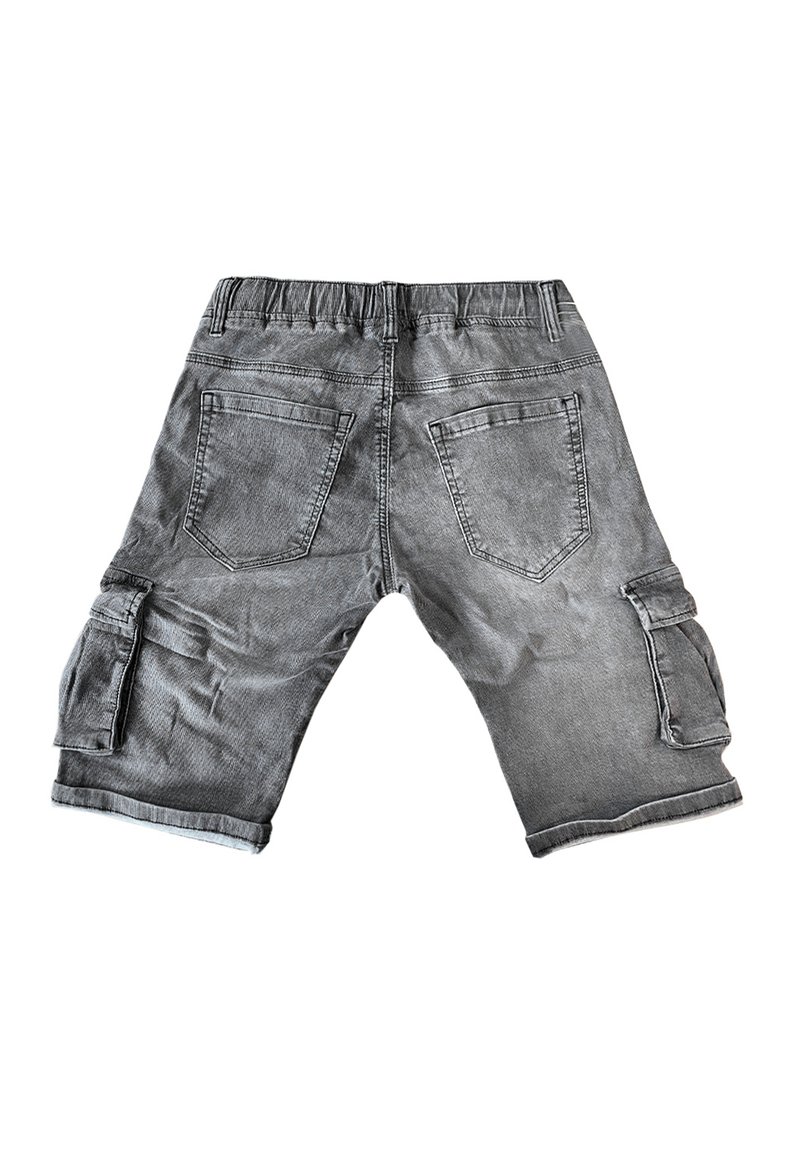 Herren Skinny Fit | EGOMAXX Jeans Shorts grau - XA05488 Herren Skinny Fit | EGOMAXX Jeans Shorts grau - XA05488