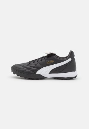 Puma KING TOP TT - Műfüves edzőcipők - black/white/gold