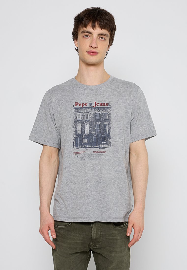 Pepe Jeans T-shirt print grijs