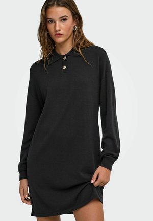ONLY, KNITTED DRESS ONLFIONA SHORT DRESS - Robe pull - black