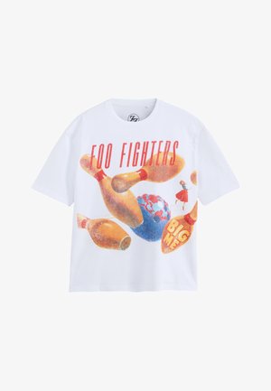 Next, NEXT - T-shirts print - white foo fighters