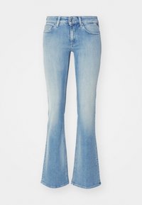 NEW LUZ PANTS - Džínsy bootcut - light blue