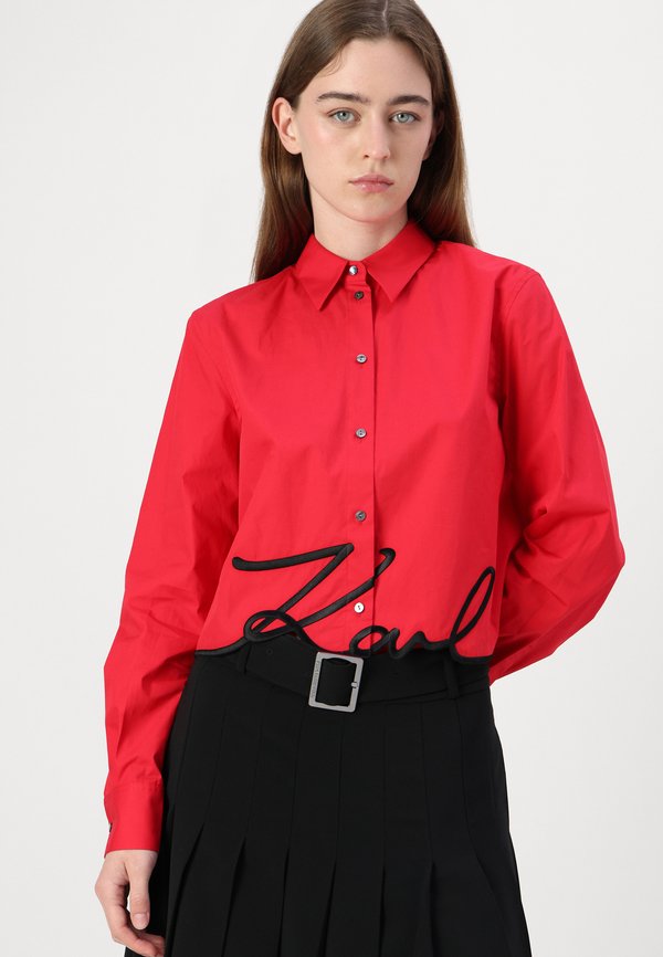 CROPPED SIGNATURE SHIRT - Button-down blouse2
