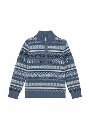 BARKLEY FAIR ISLE - Džemper - airforce blue