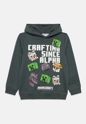 NKMJET MINECRAFT - Felpa con cappuccio - dark green