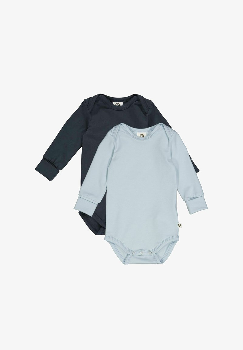 Müsli by GREEN COTTON 2ER-PACK UNISEX niebieski