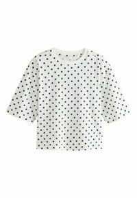 Niet geselecteerd, white black polka dot