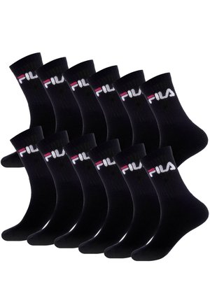 UNISEX CREW IM 12ER PACK - Chaussettes - black