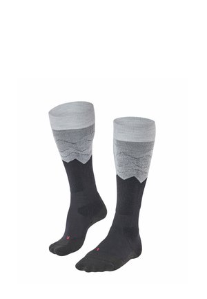 FALKE, SK4 ADVANCED SKIING KNIESTRÜMPFE - Kniekousen - black